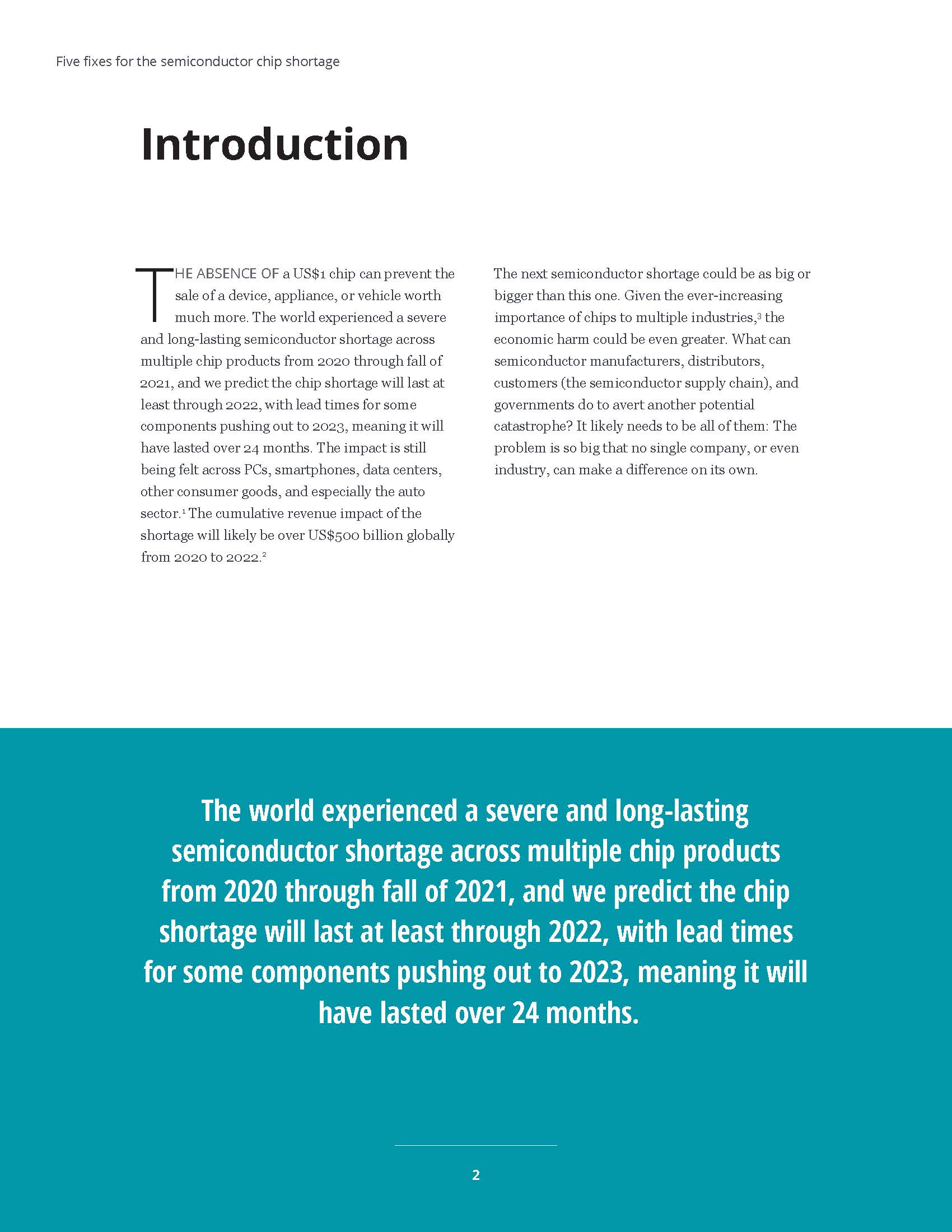 半导体材料和芯片短缺