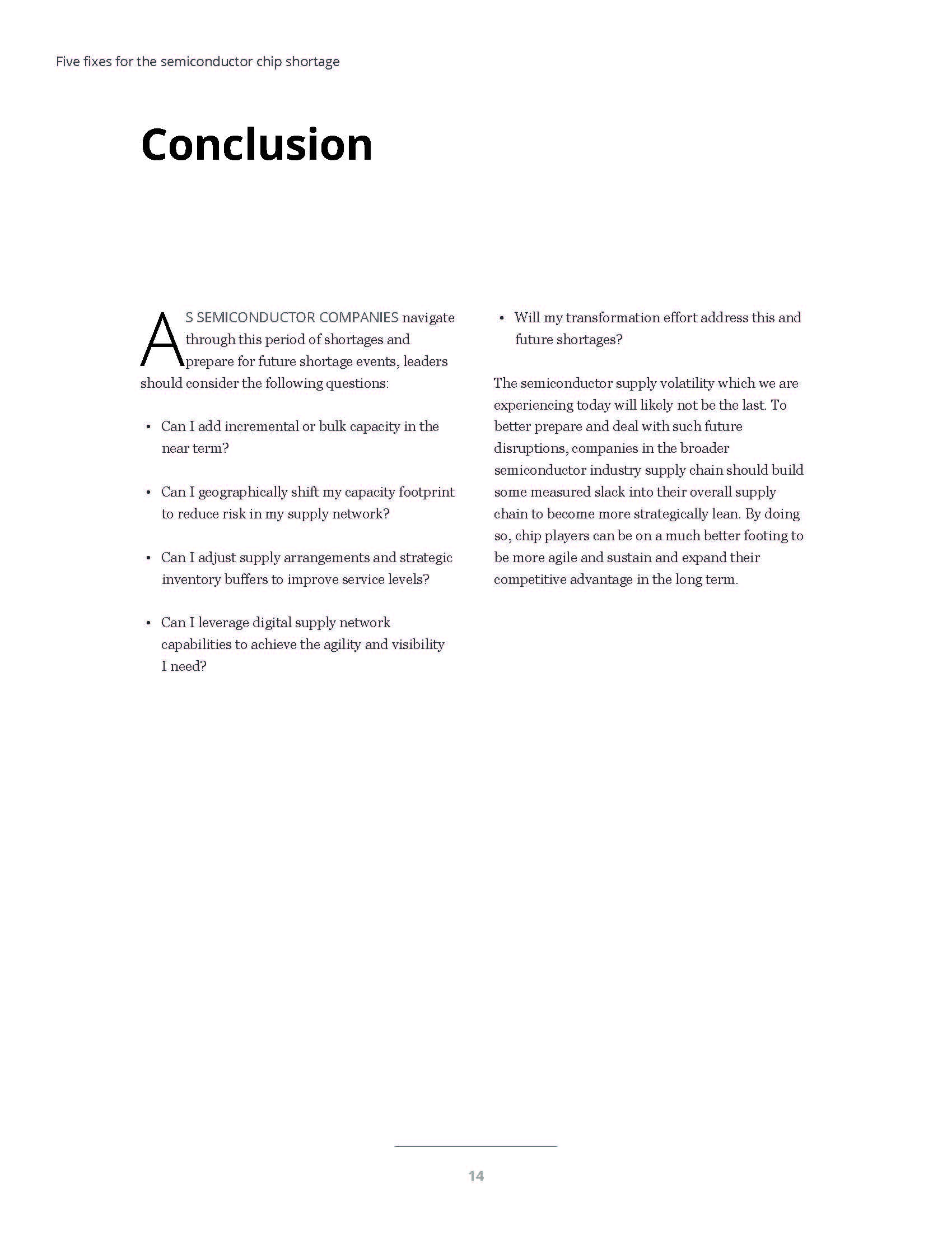 半导体材料和芯片短缺