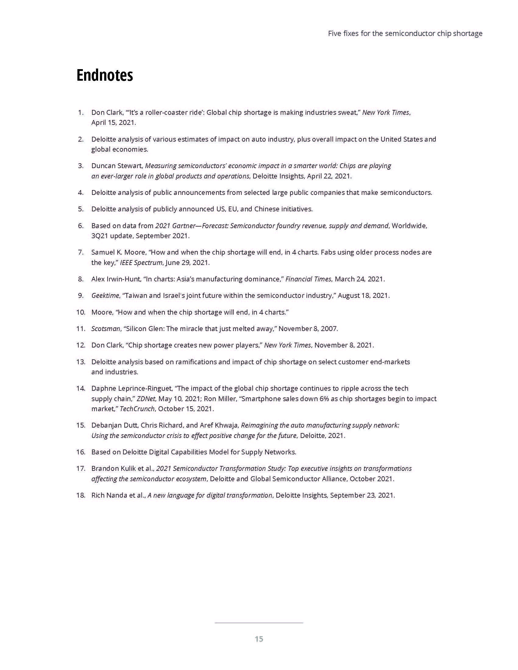 半导体材料和芯片短缺