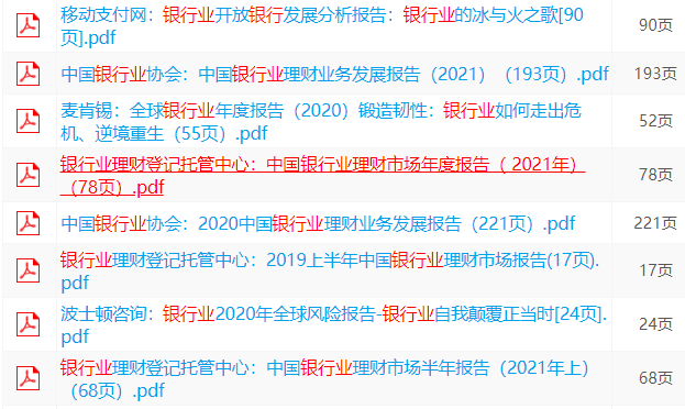 三个皮匠报告网站部分银行业报告 三个皮匠报告网站部分银行业报告