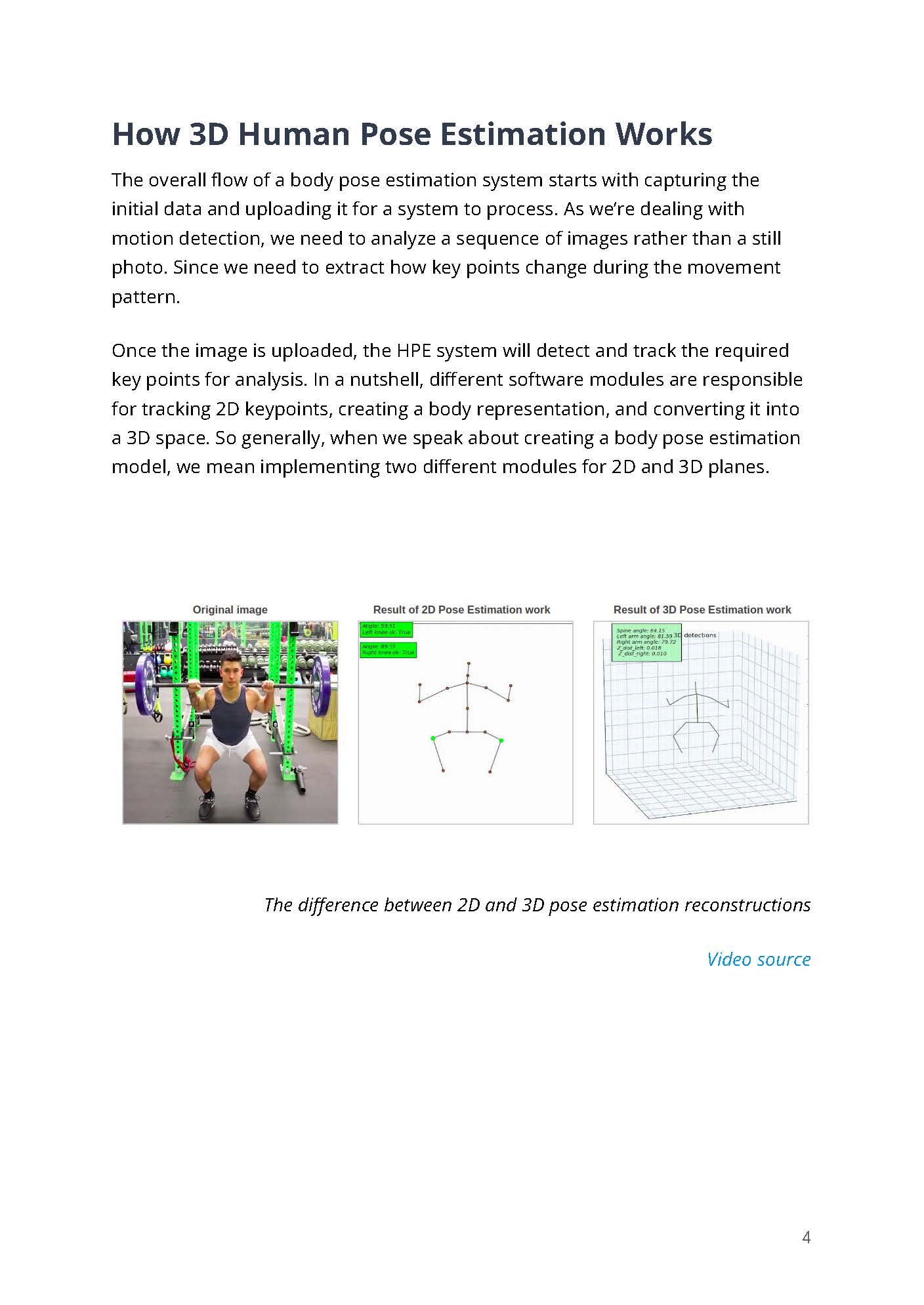 人体姿态评估报告