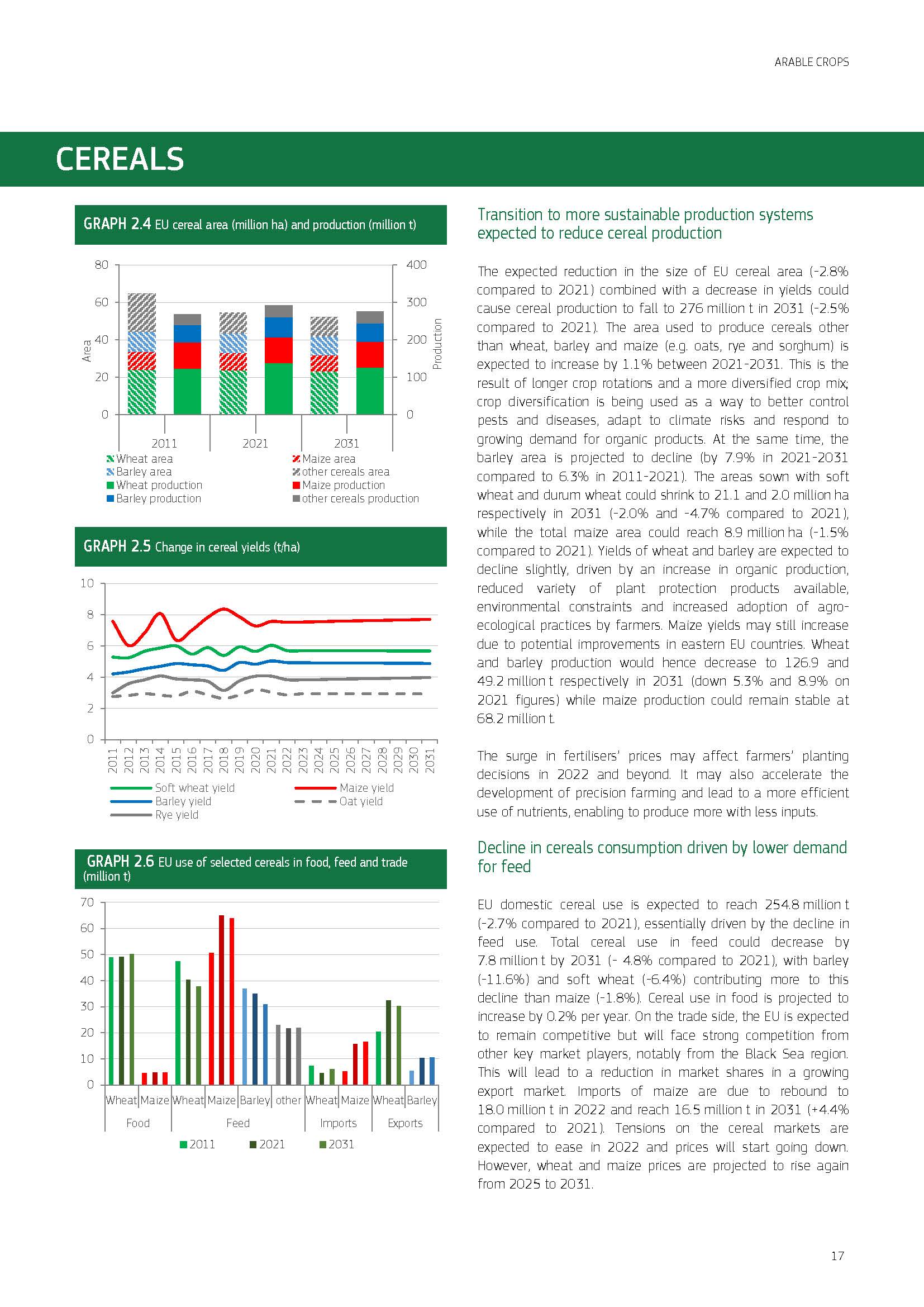 欧盟农业展望报告