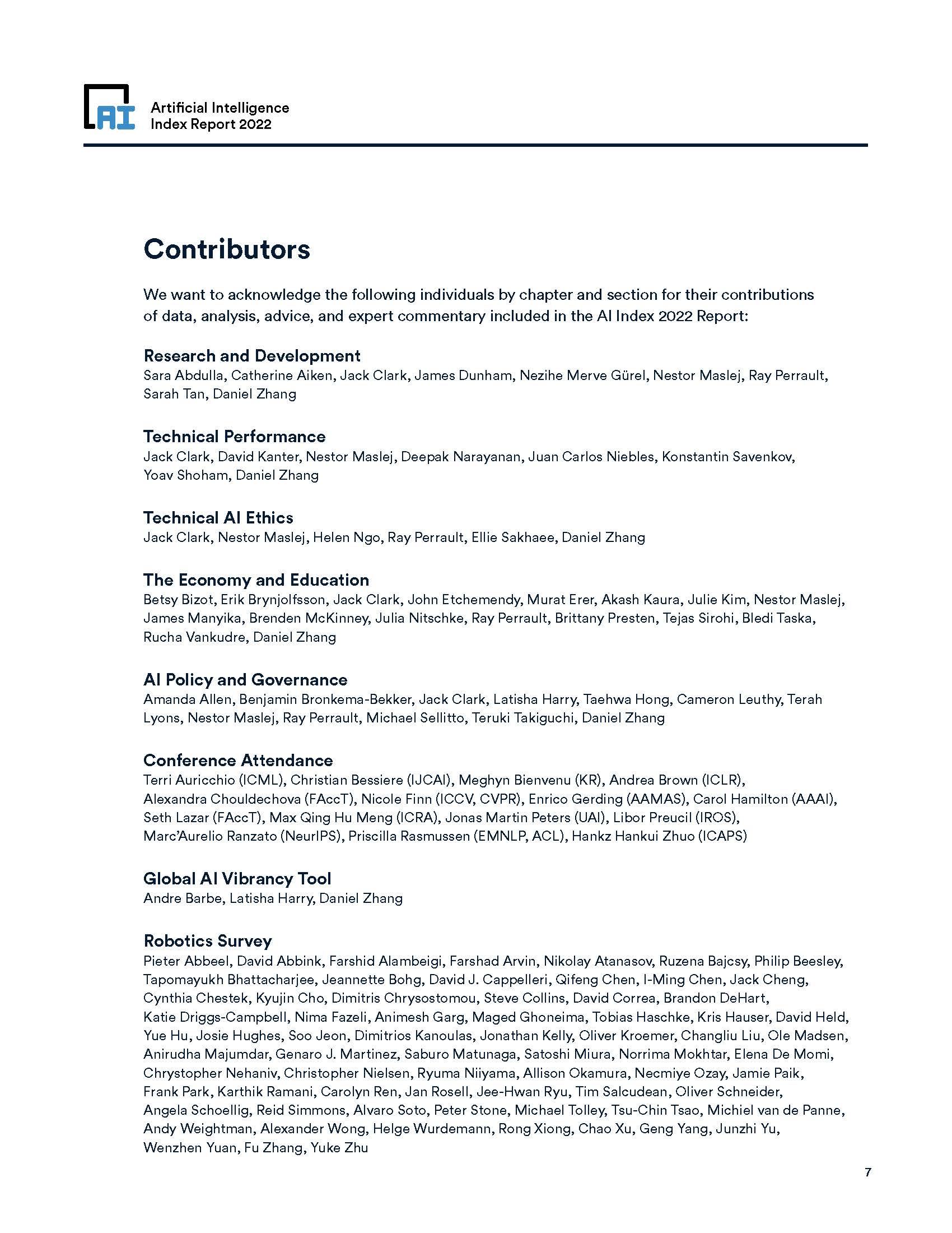 斯坦福人工智能指数报告