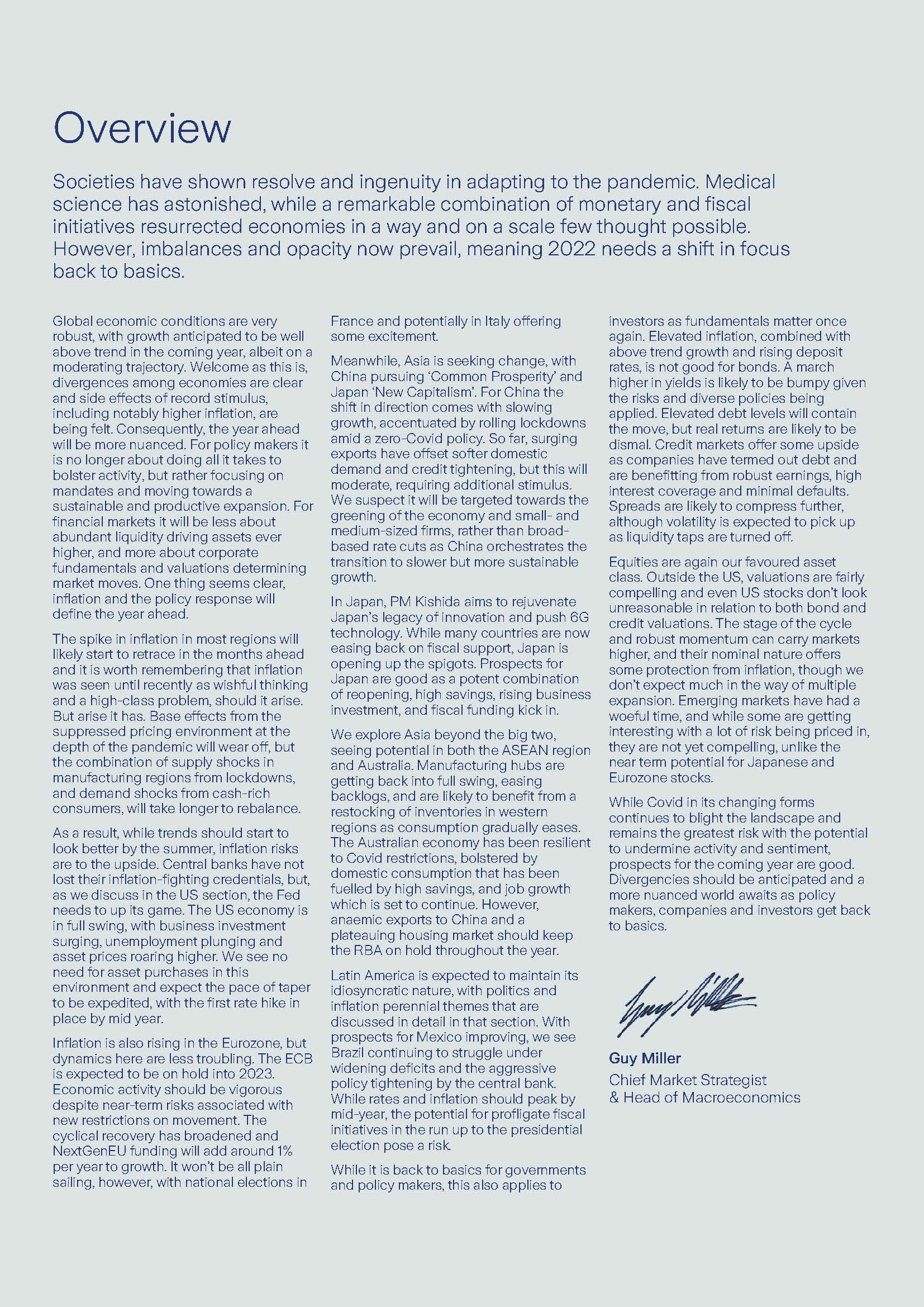 全球经济与市场展望