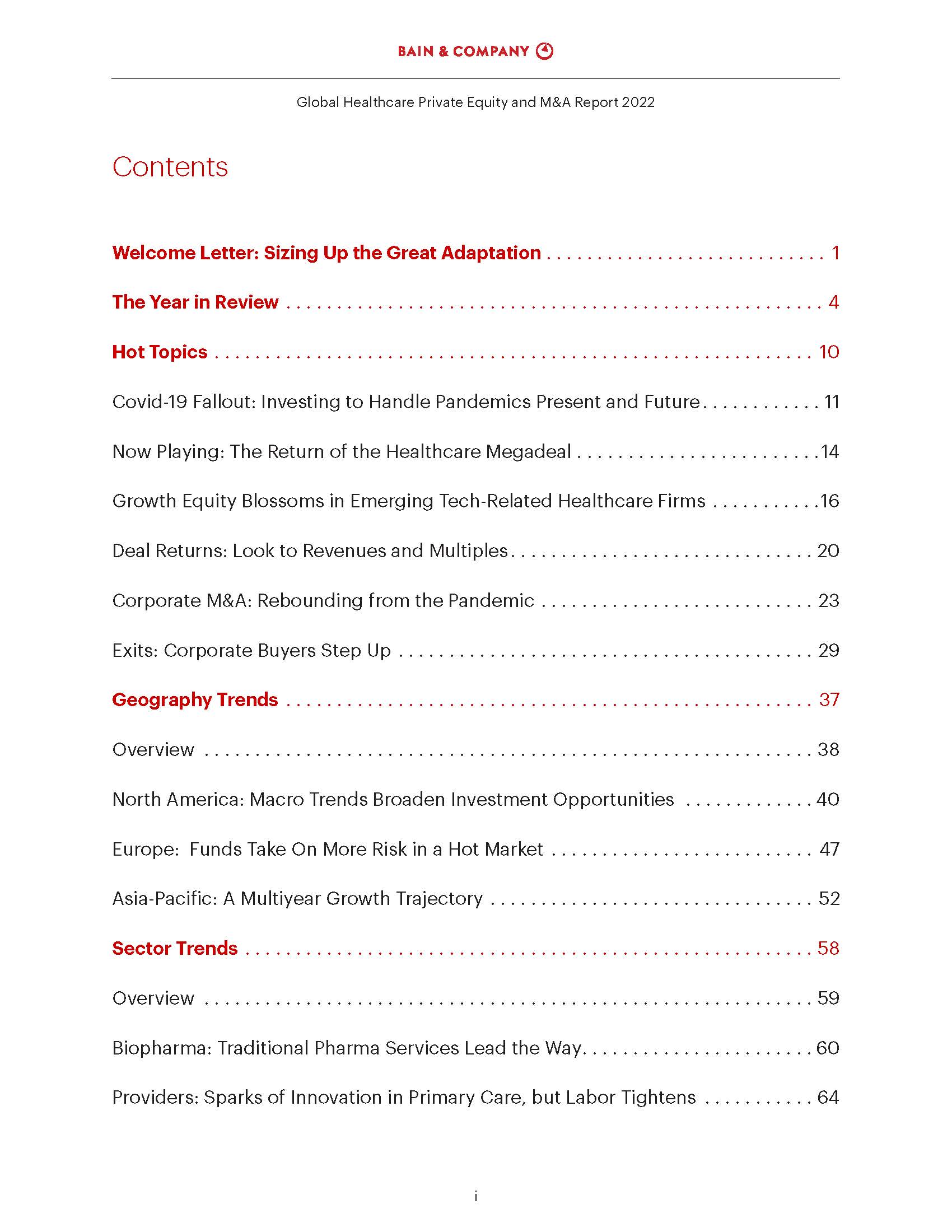 医疗行业私募股权投资