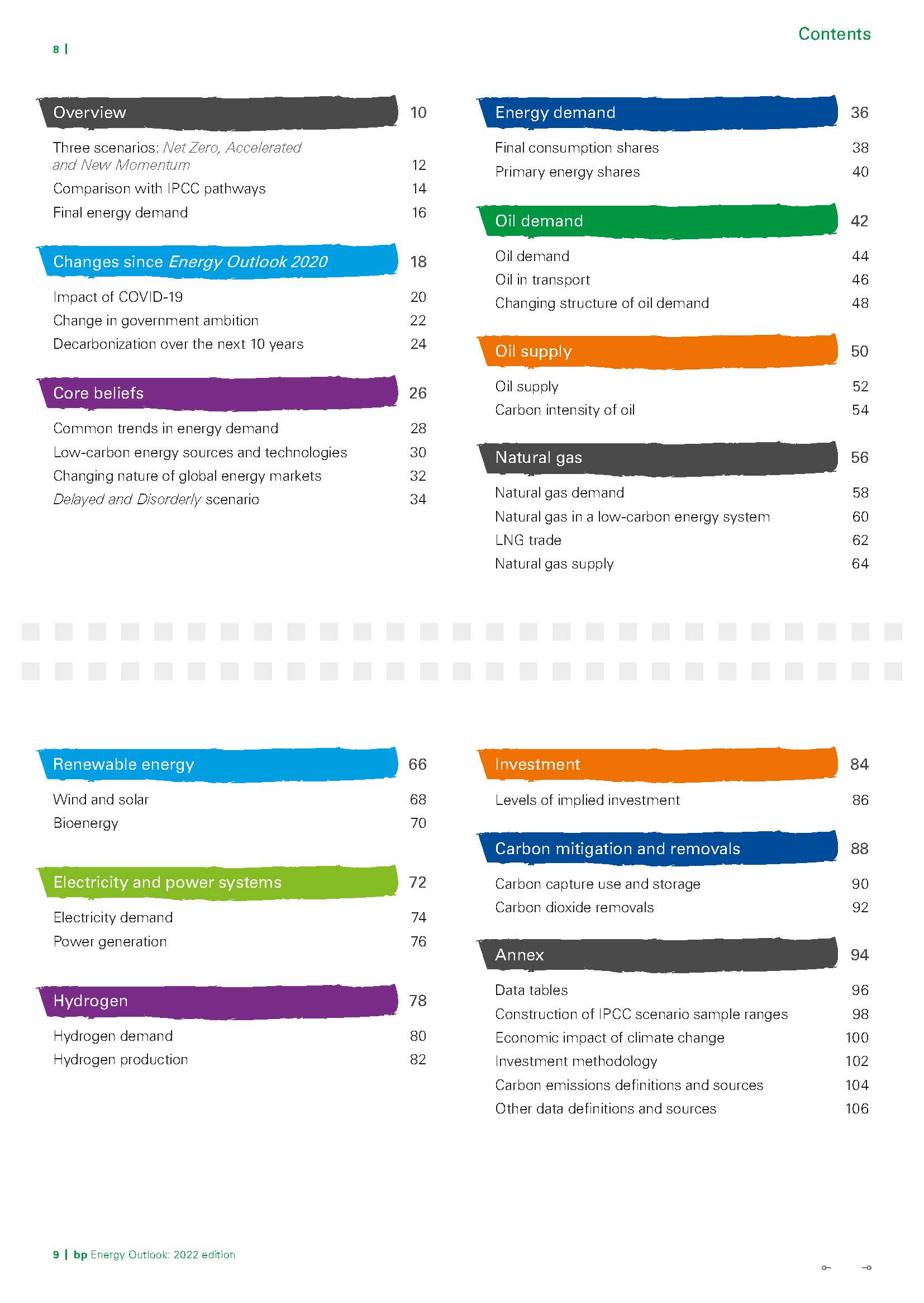世界能源展望报告,