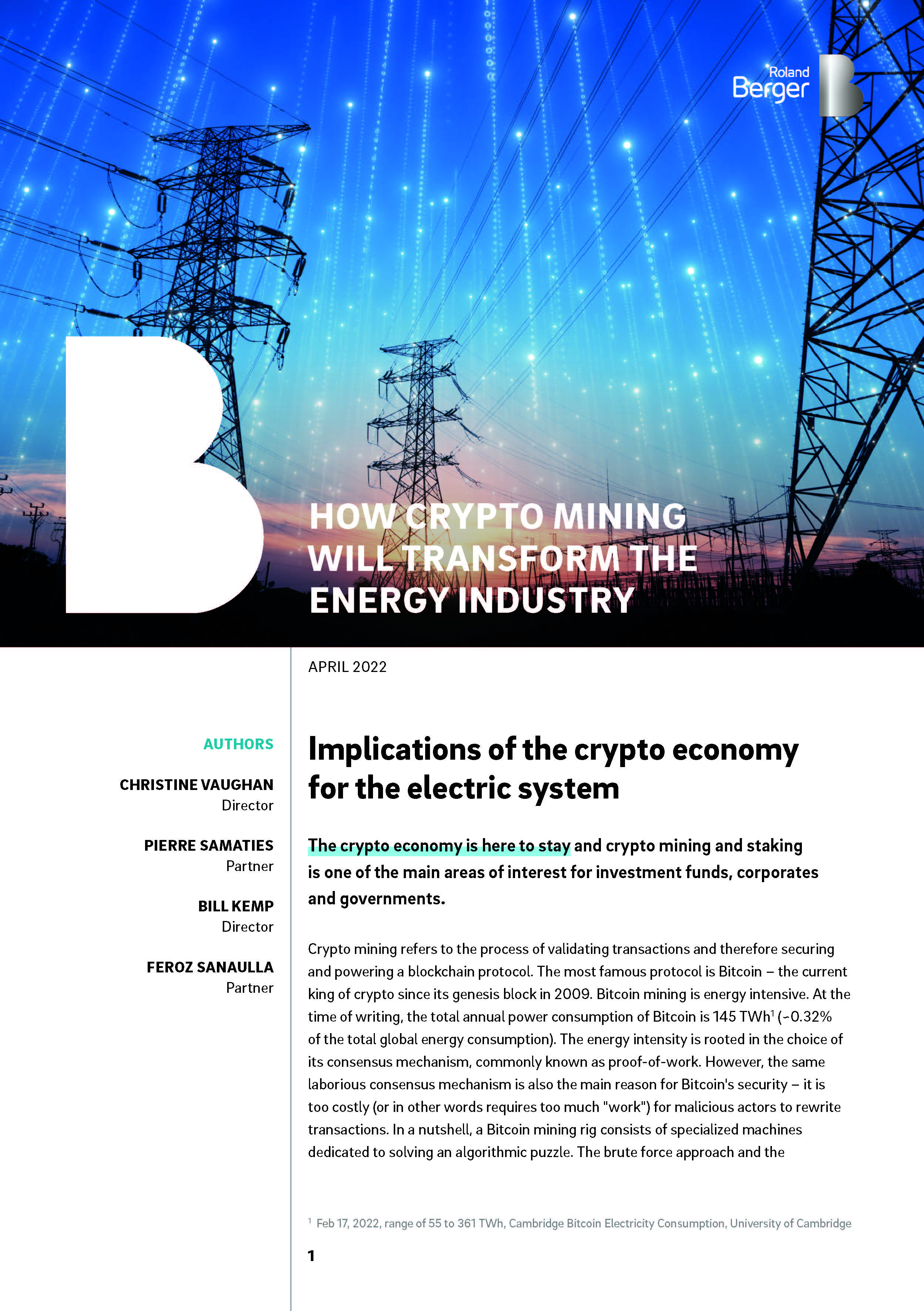 加密货币采矿前景