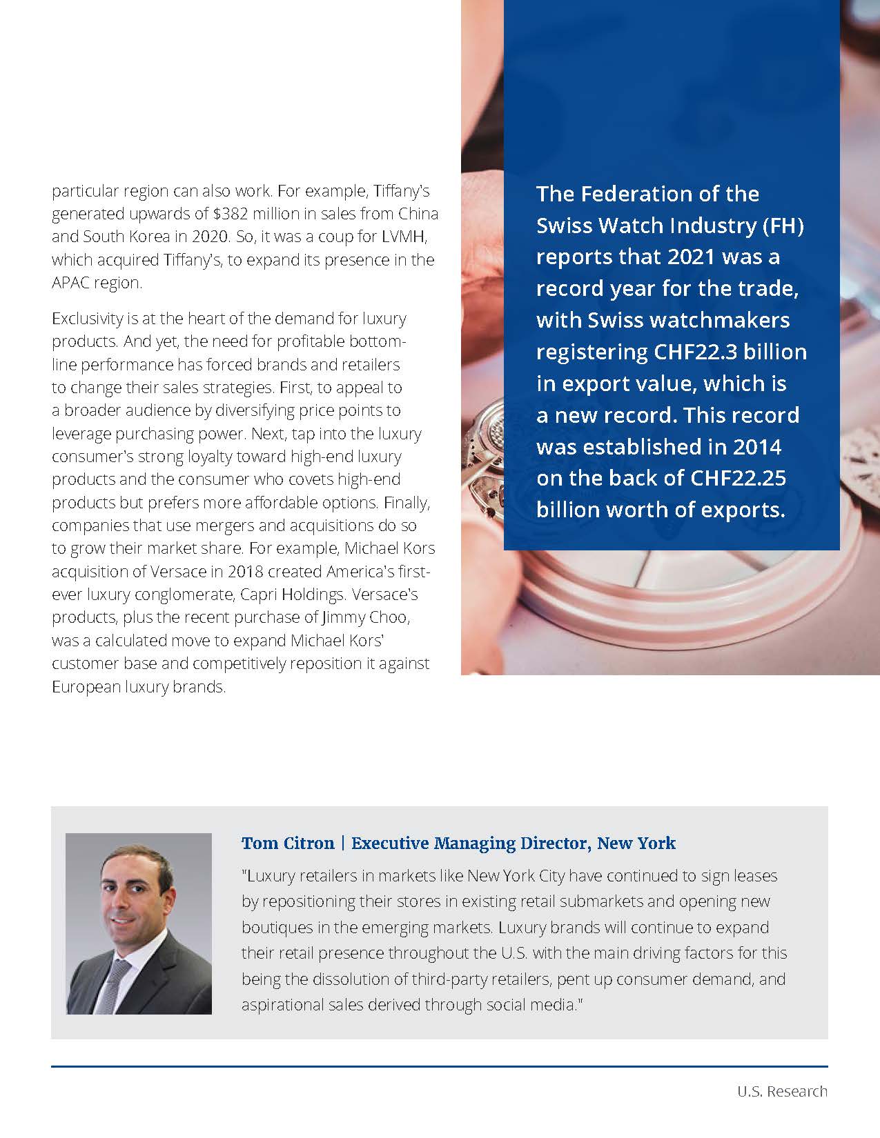 奢侈品零售报告