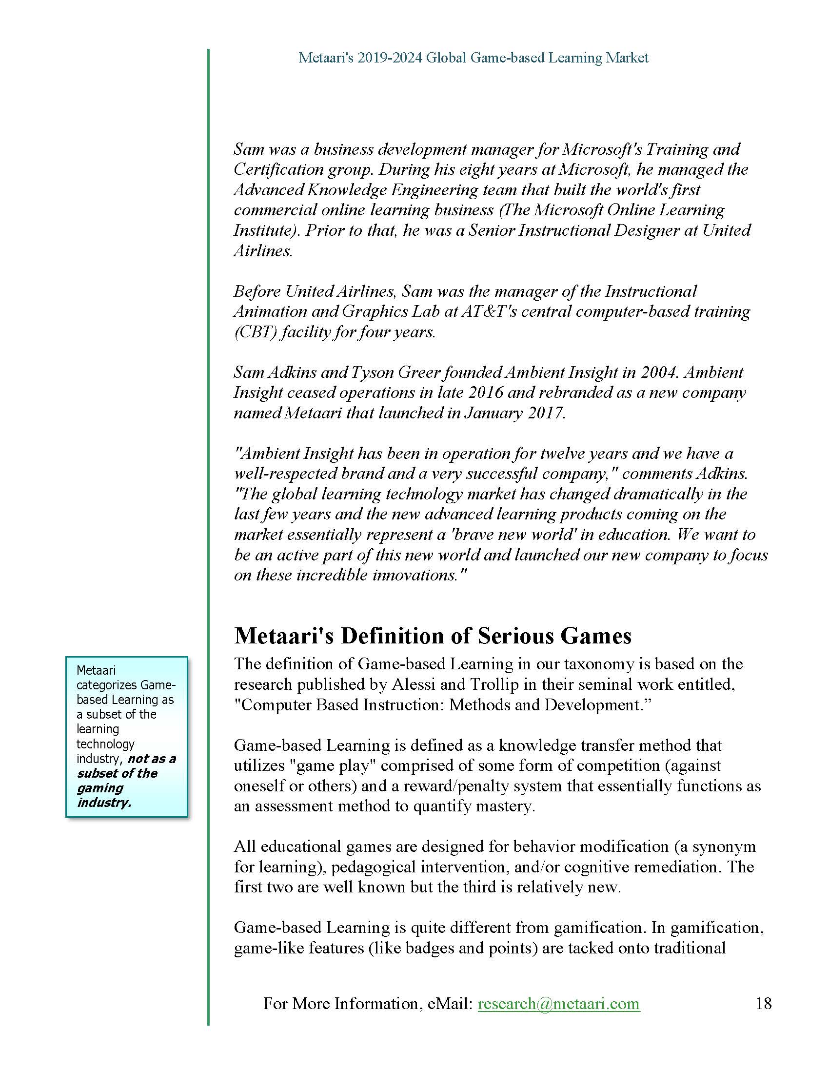 游戏化学习研究报告