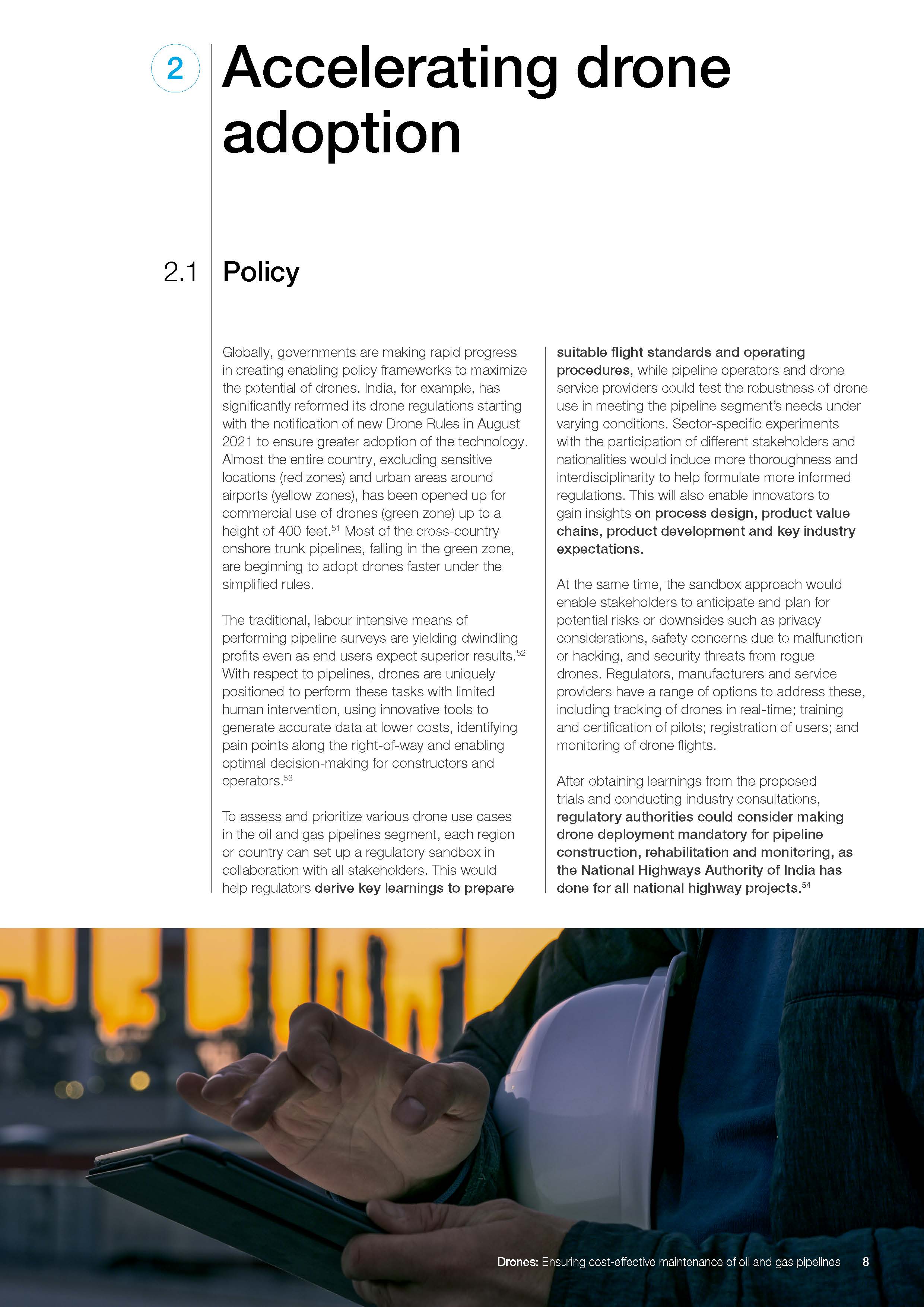 无人机巡检在油气管道中的应用