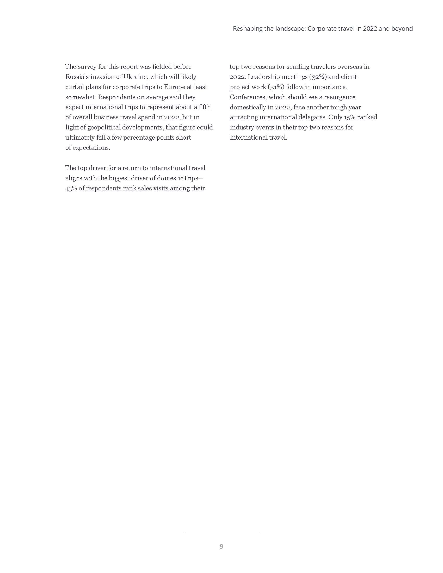 商务旅游行业现状