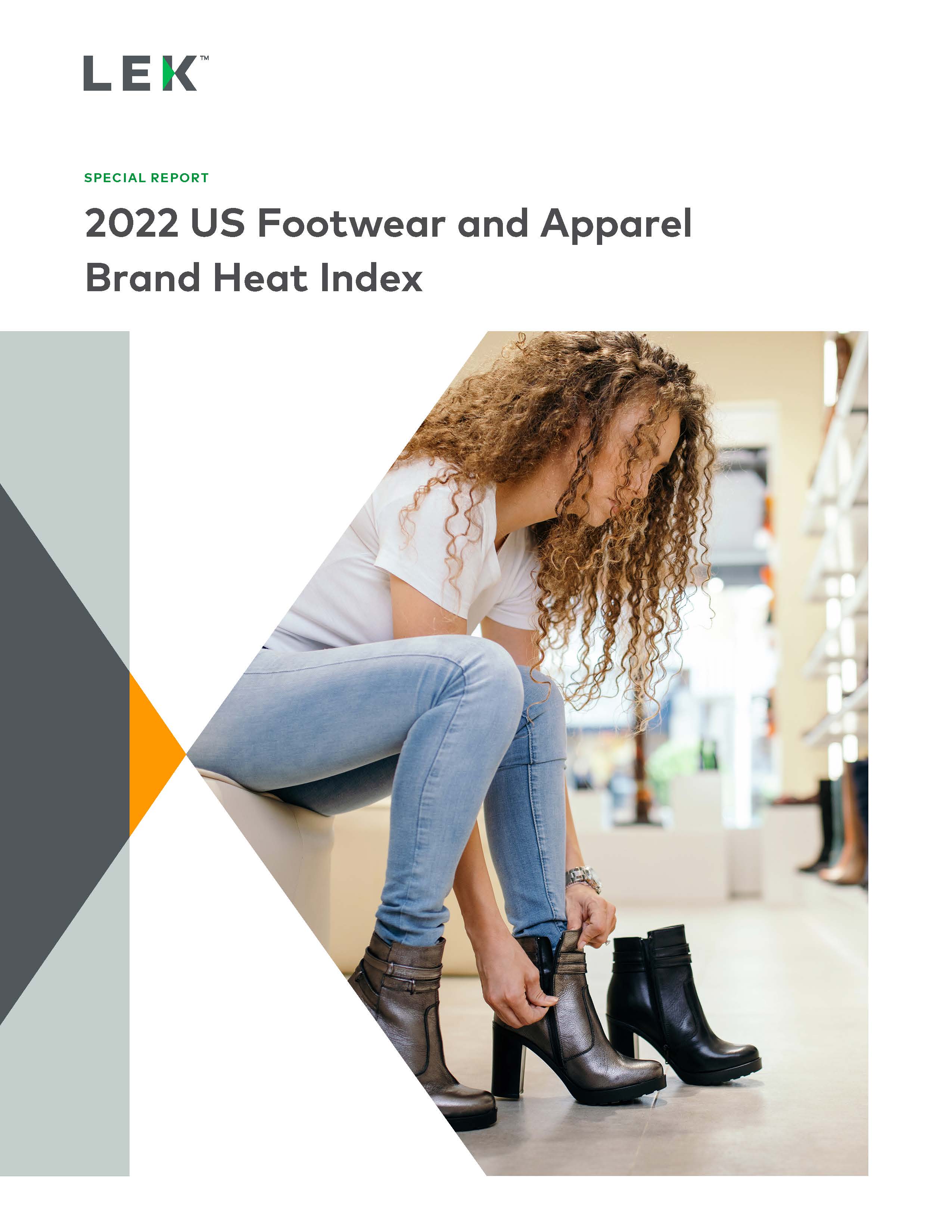 各大鞋服品牌热度排行榜,