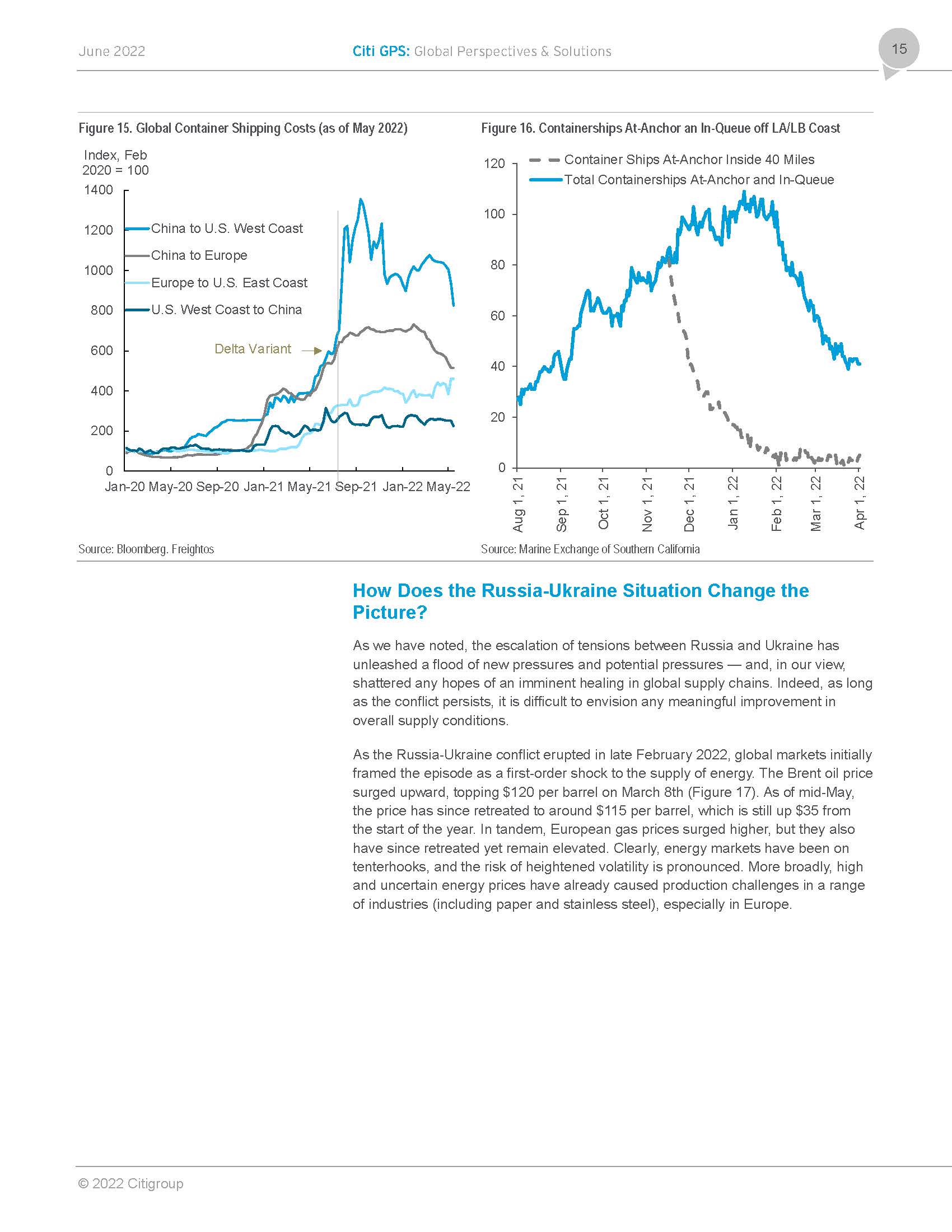 2022年全球供应链状况分析