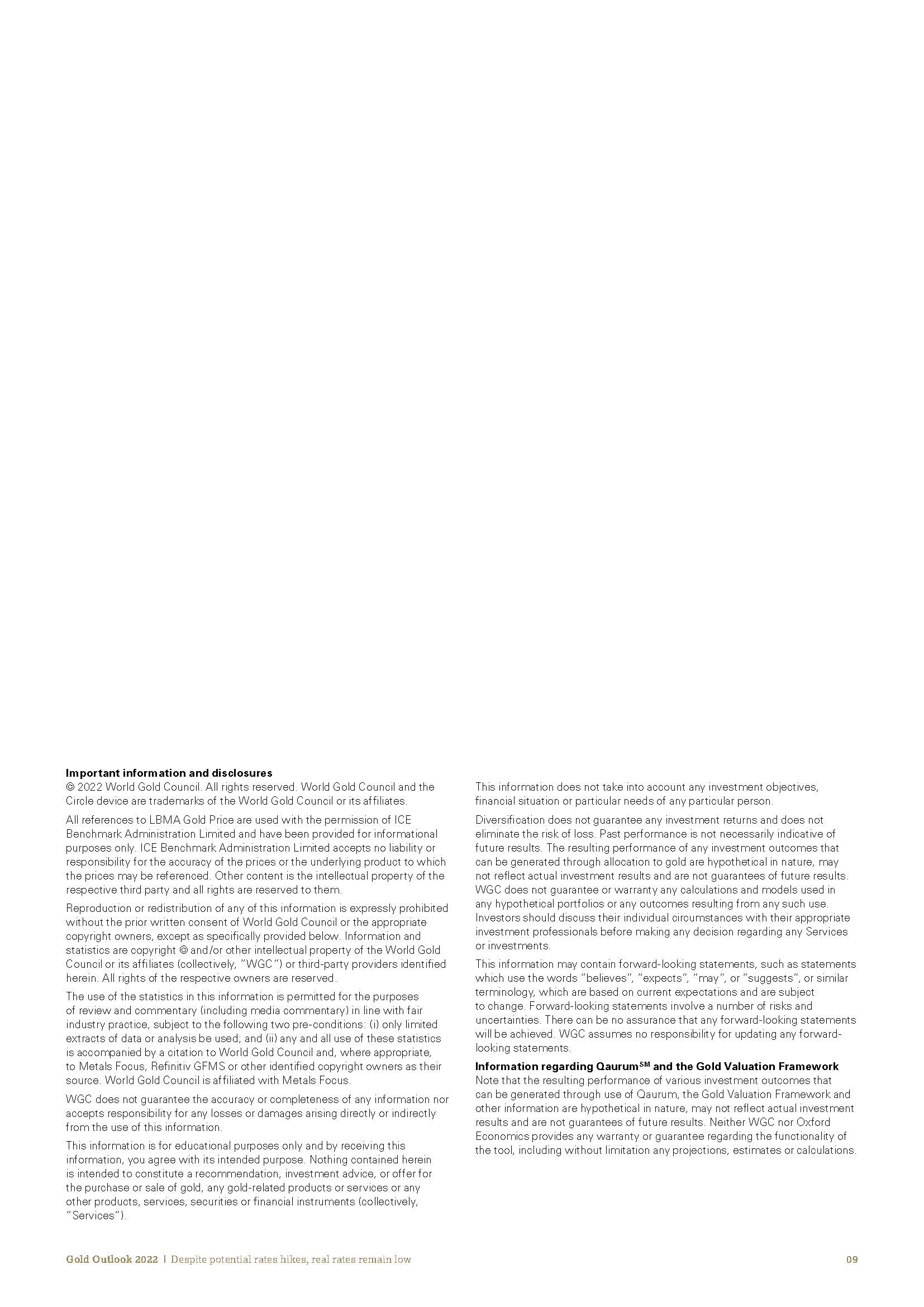 全球黄金市场最新分析报告