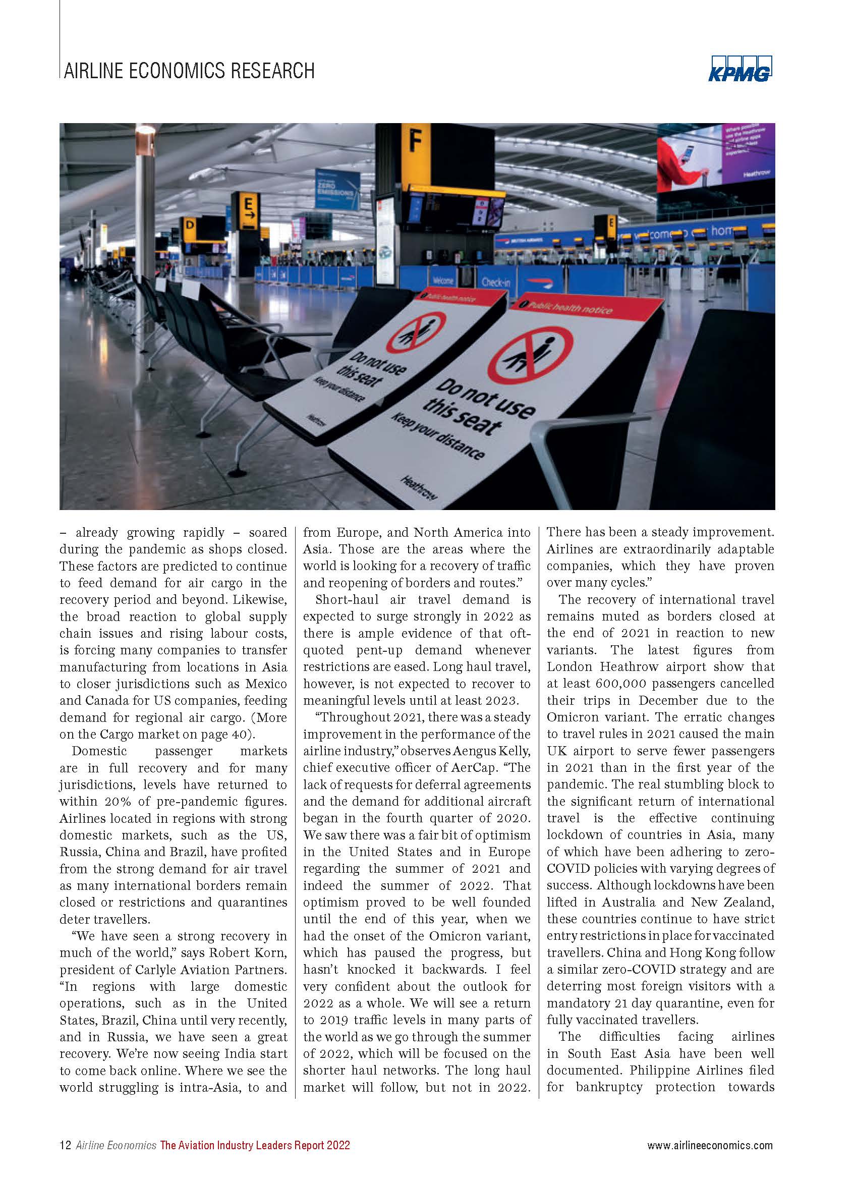 航空行业2022发展趋势分析