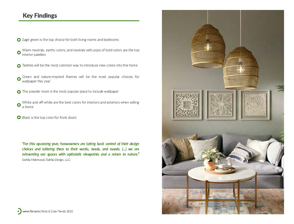 2022涂料色彩流行趋势