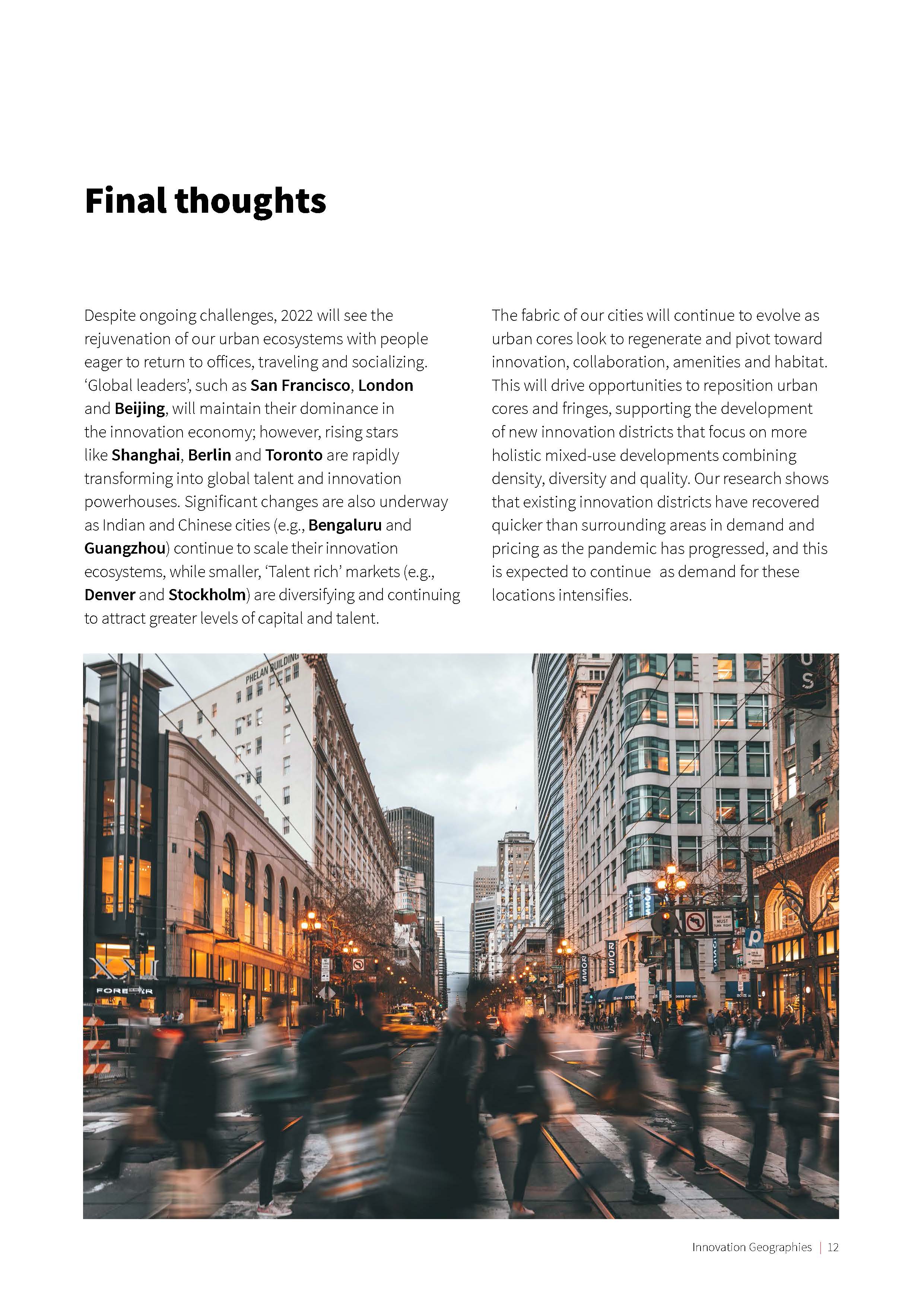 2022年全球创新城市指数报告