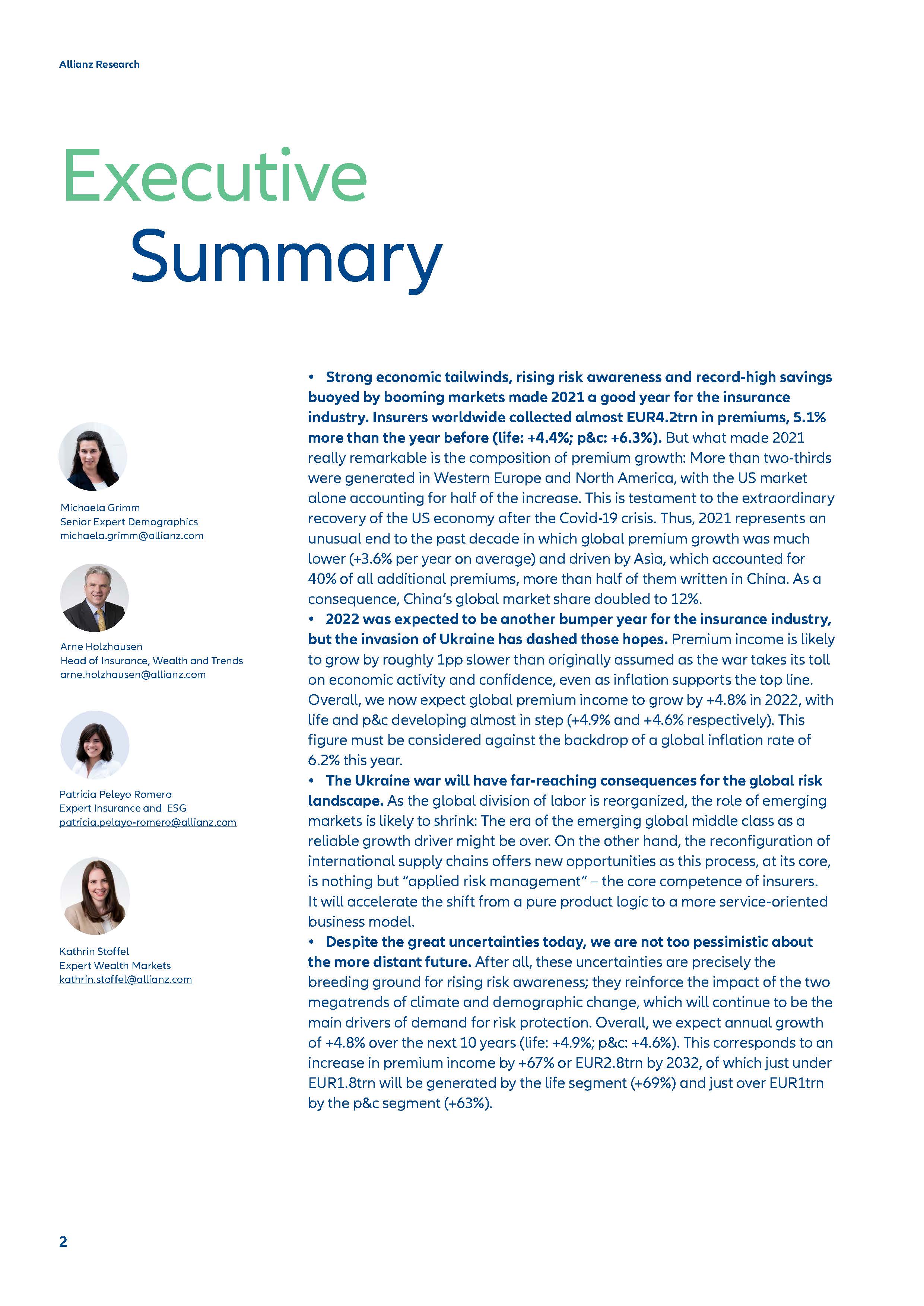 安联集团全球保险业发展报告