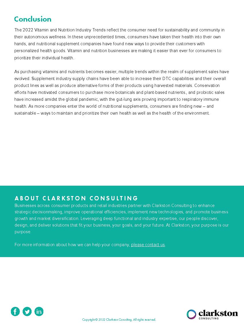 营养品维生素行业发展趋势