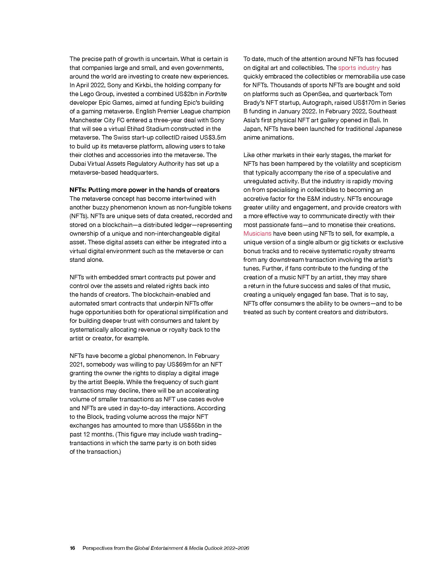 全球娱乐及媒体行业展望