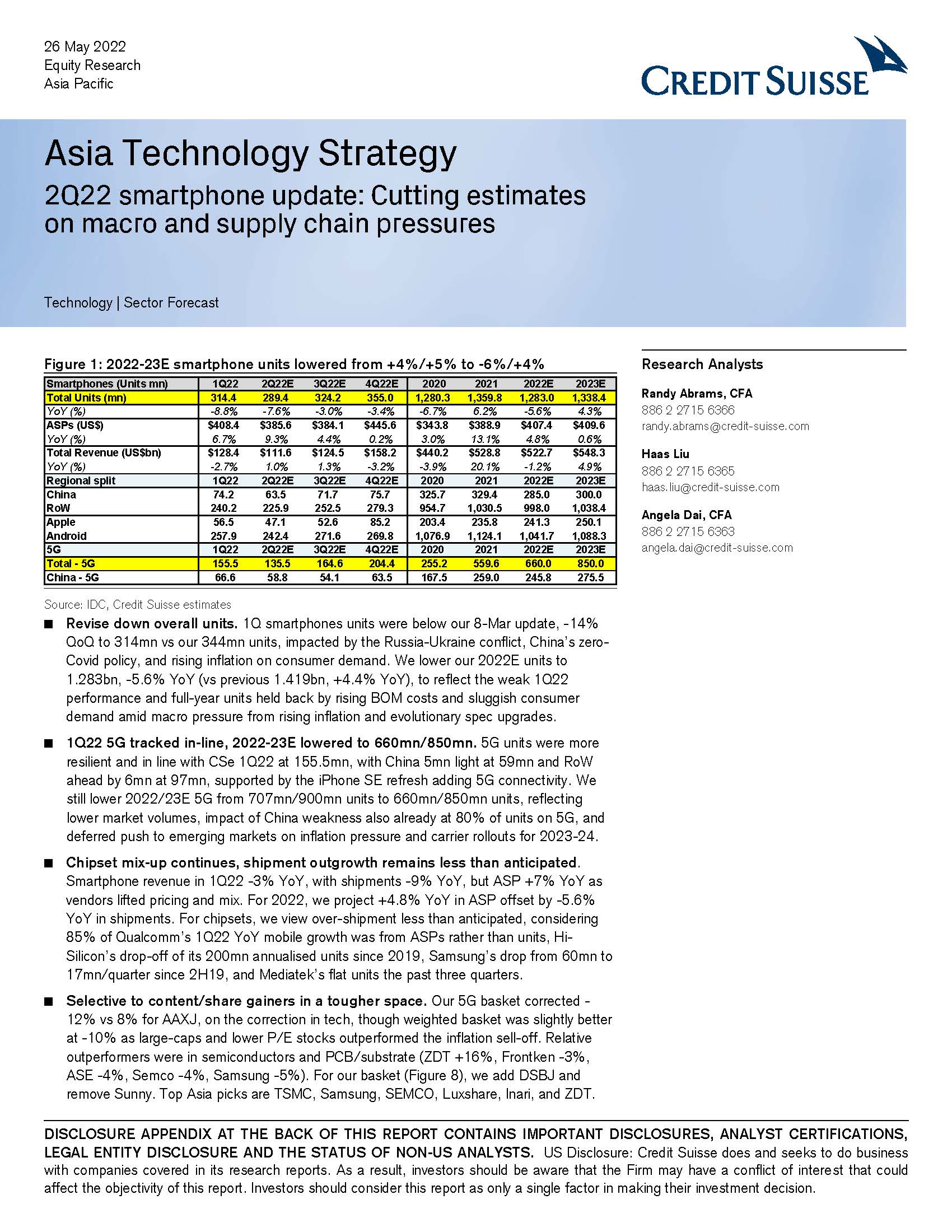 智能手机行业分析报告