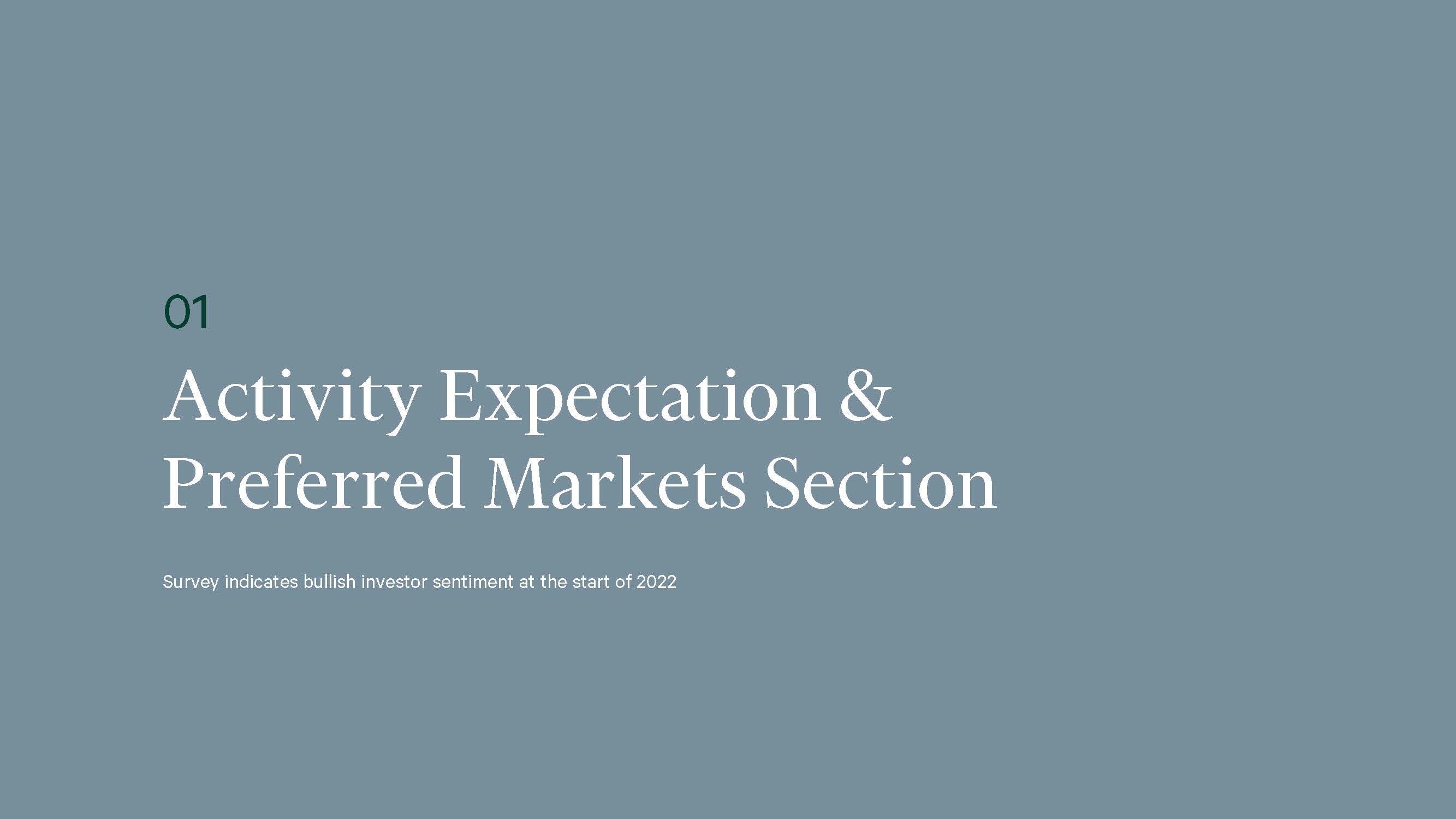 房地产投资市场调查