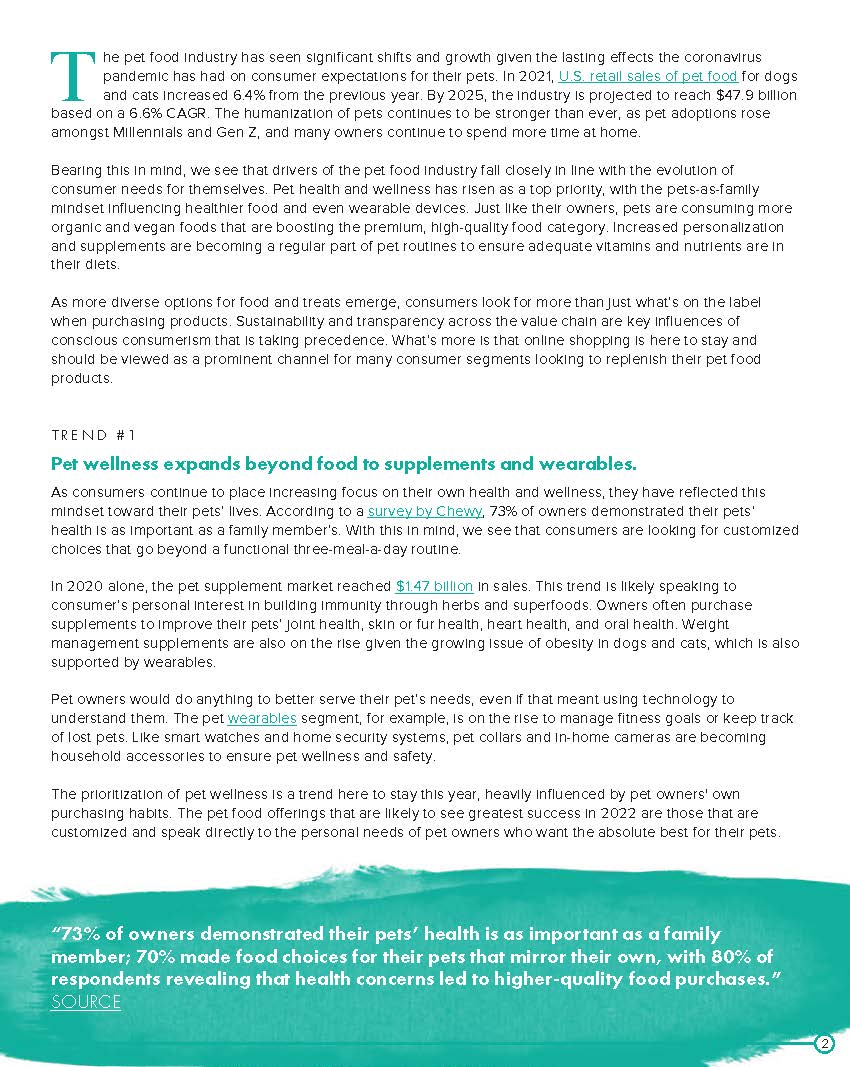 宠物食品行业趋势报告