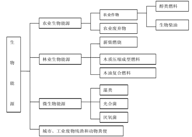 生物能源的类型 生物能源的类型
