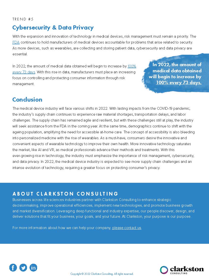 2022年医疗设备行业前景趋势