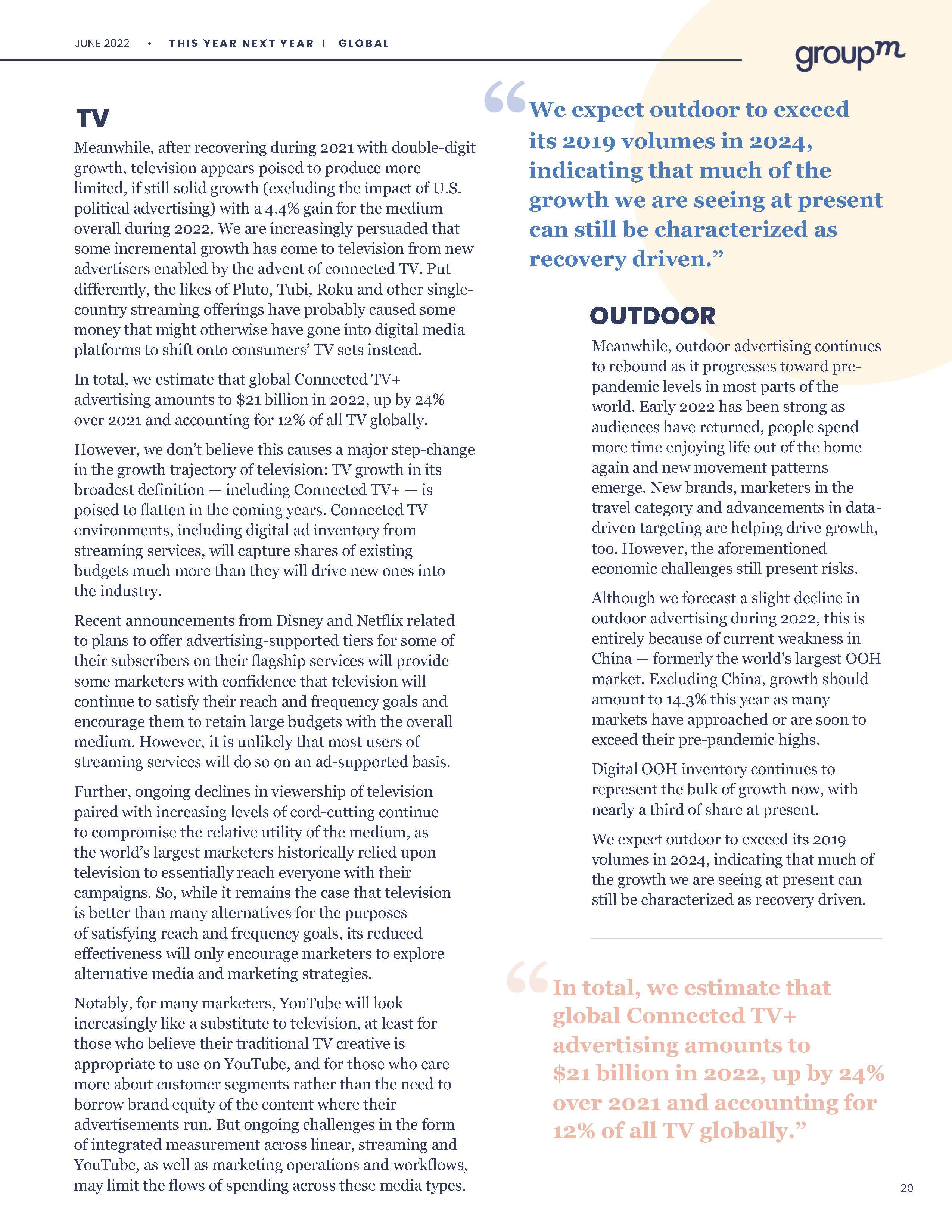 全球广告市场预测报告群邑