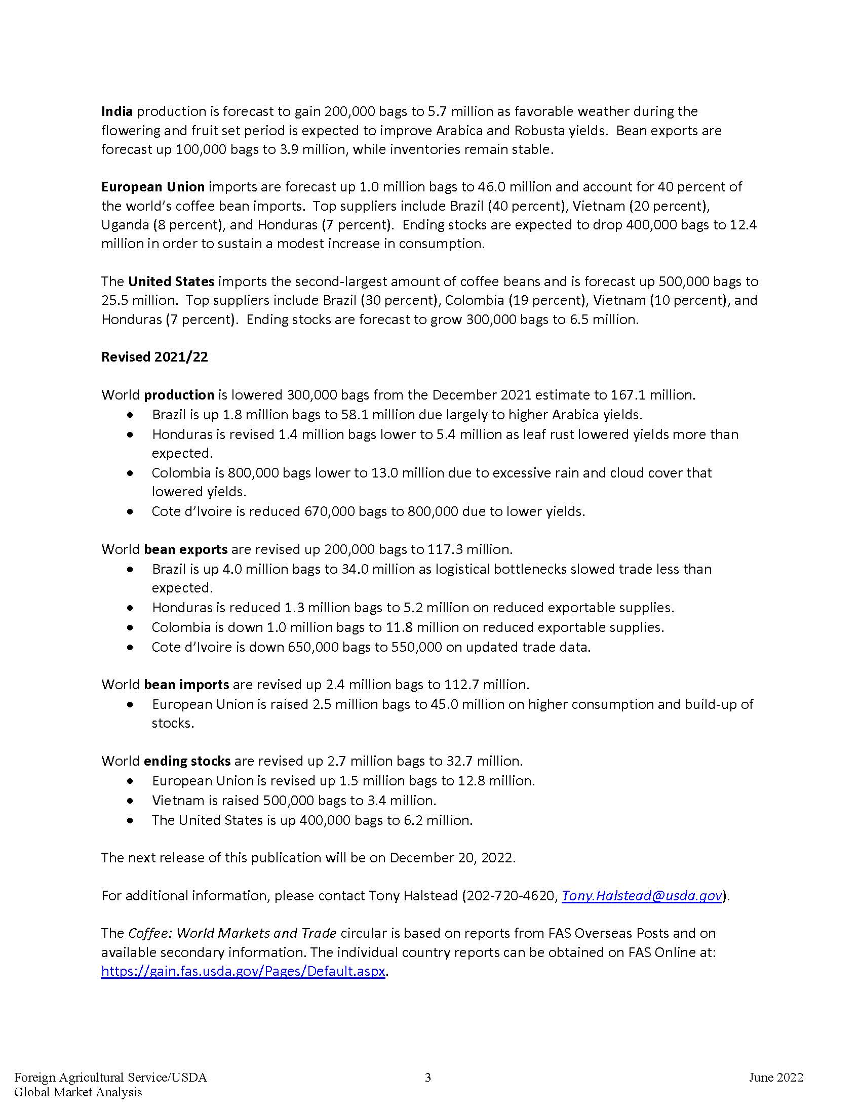 全球咖啡贸易市场