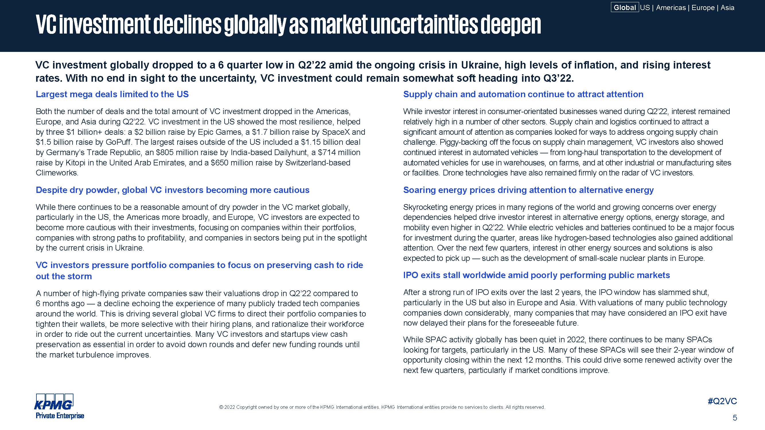 全球风投发展趋势