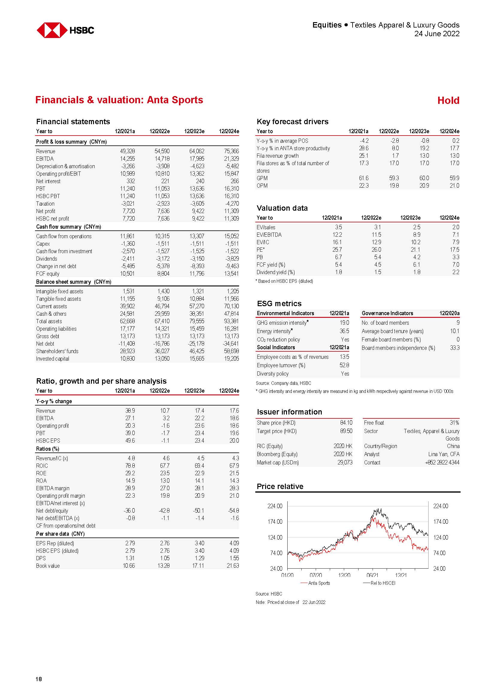 中国运动服饰行业分析