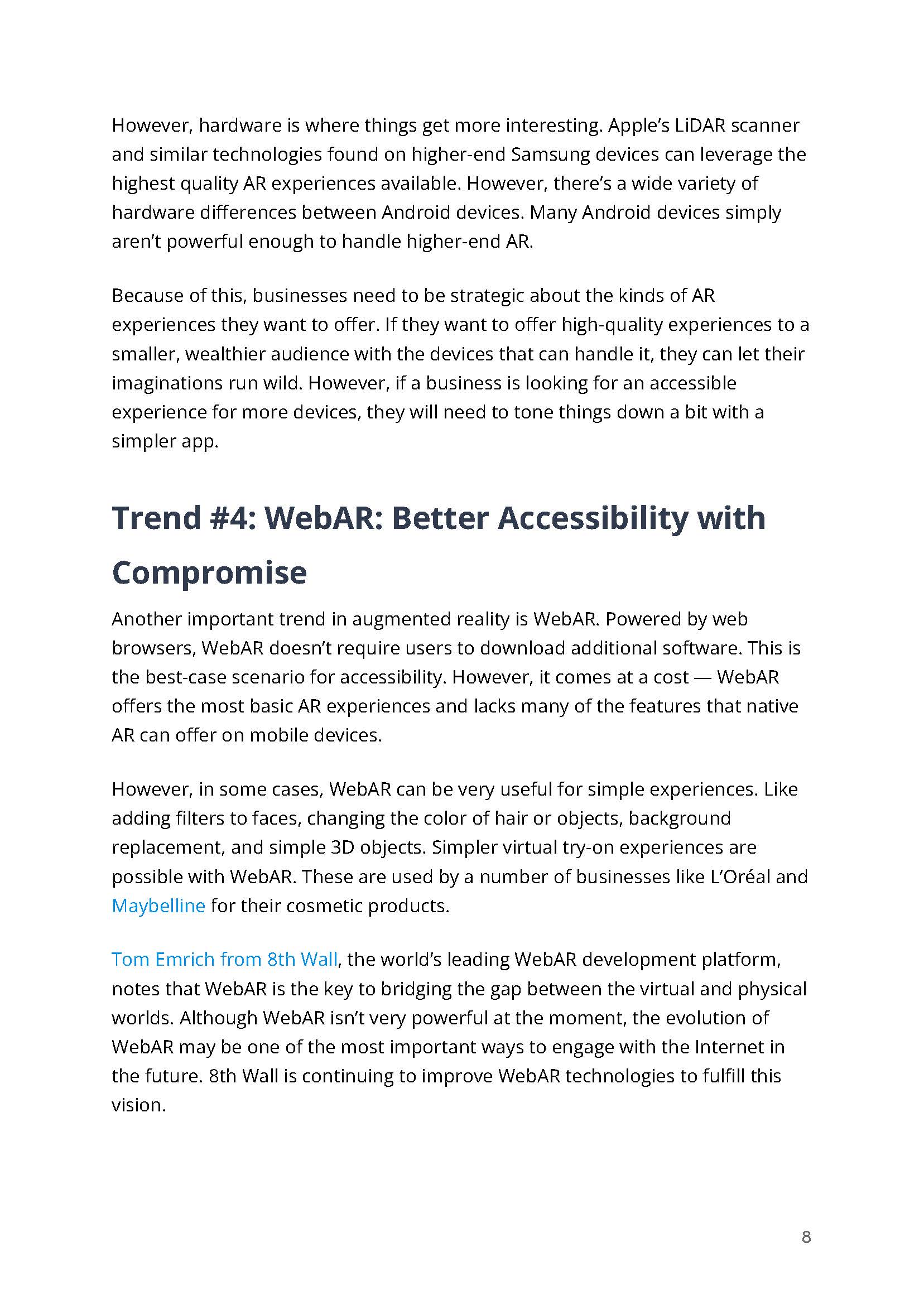 增强现实行业趋势报告