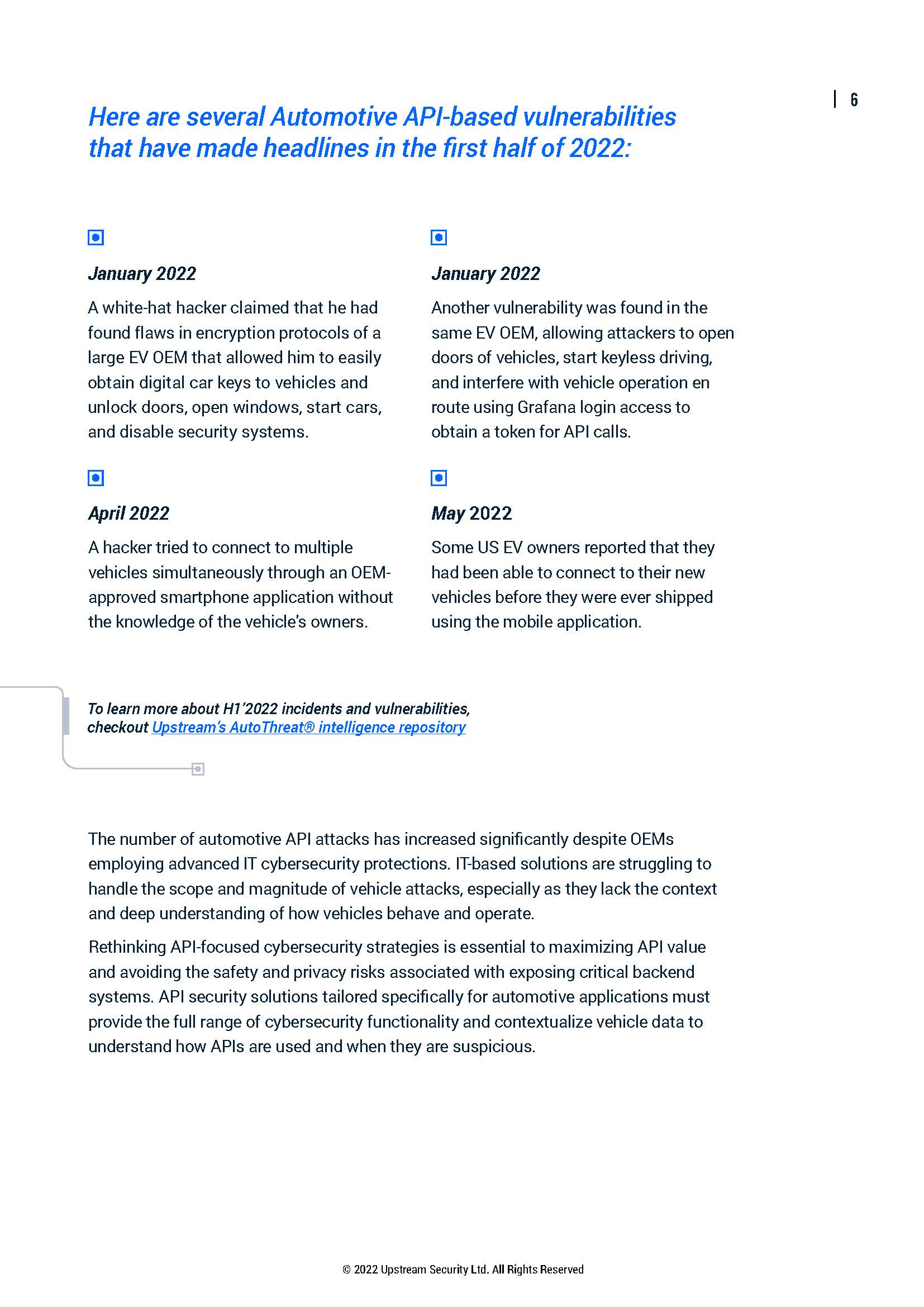 全球汽车网络安全报告
