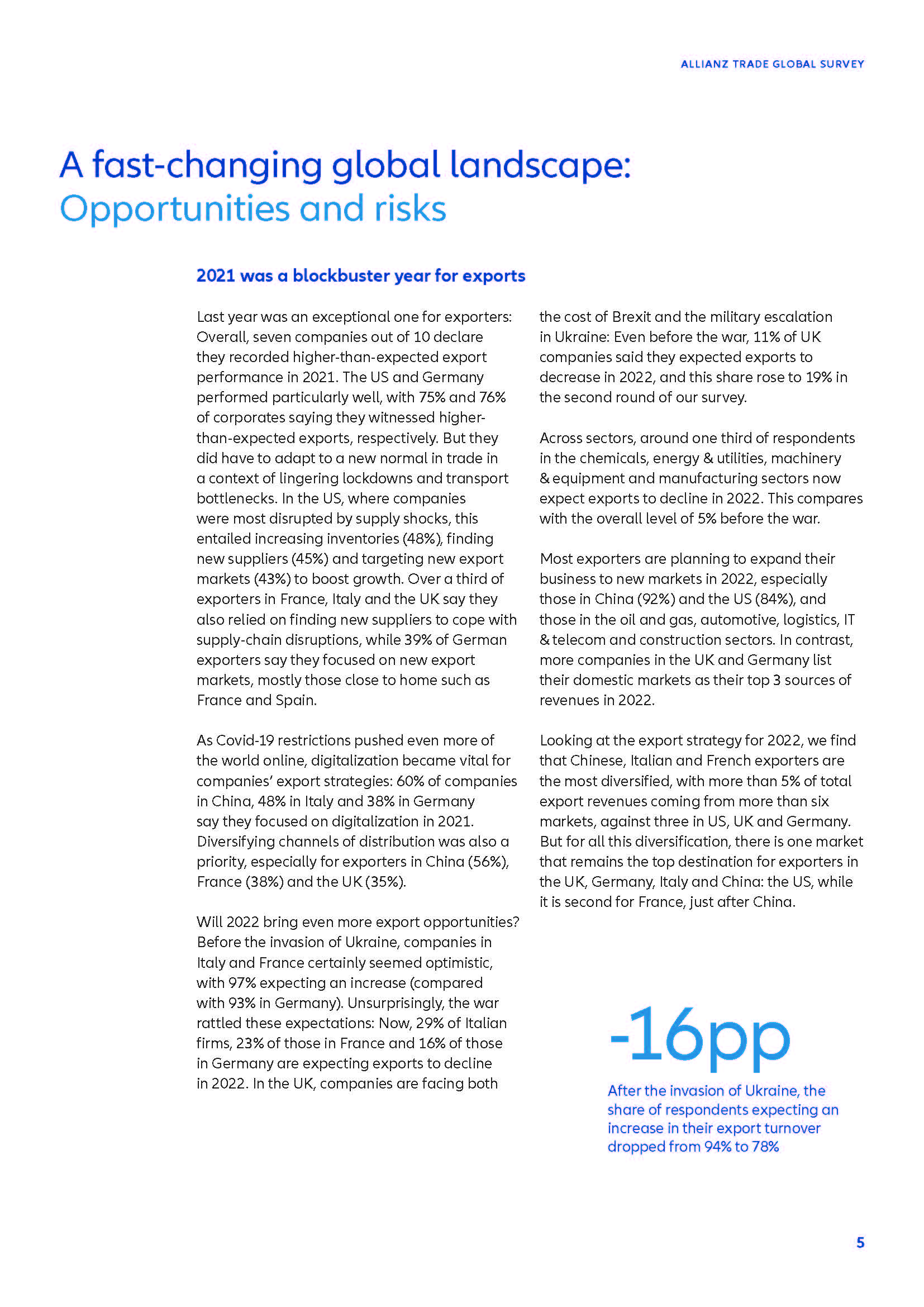 全球贸易调查报告