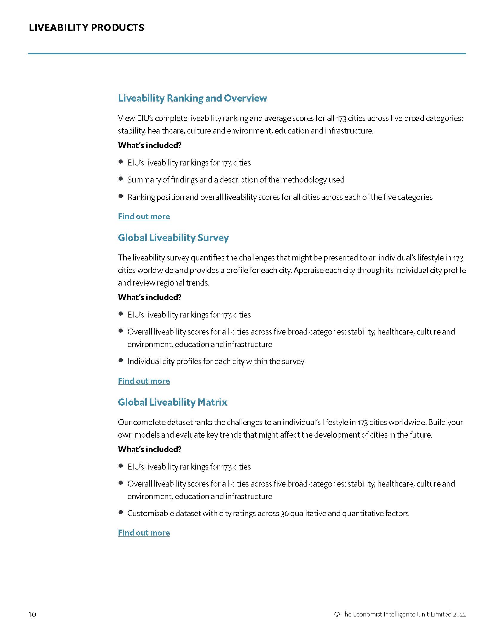 全球宜居城市指数报告